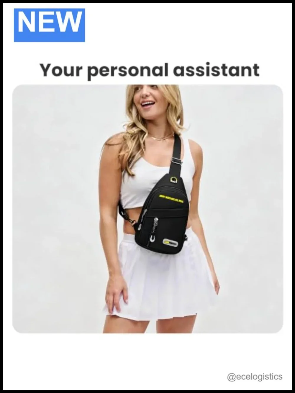 Waterproof Sling Bag Crossbody Backpack Travel Hiking Chest Shoulder Bag